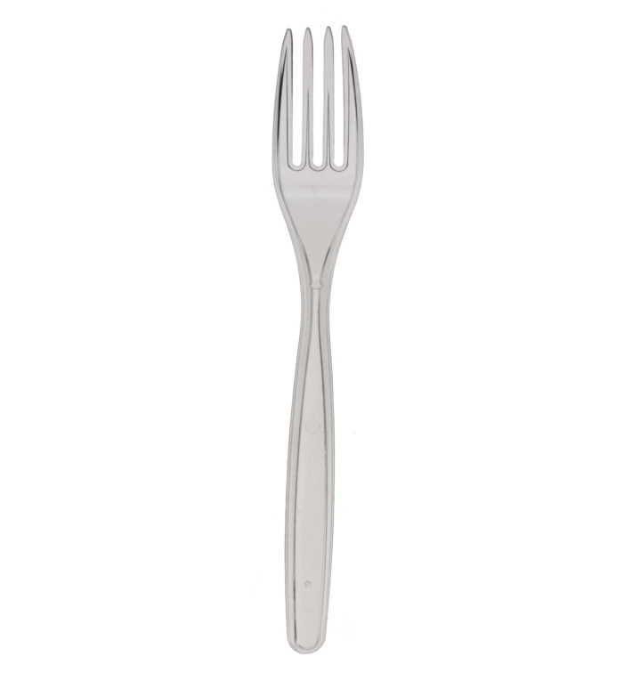 Plastic Fork PS Clear 17,5cm (20 Units) 