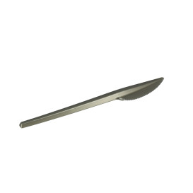 Plastic Knife PS Silver 16,5cm (20 Units) 