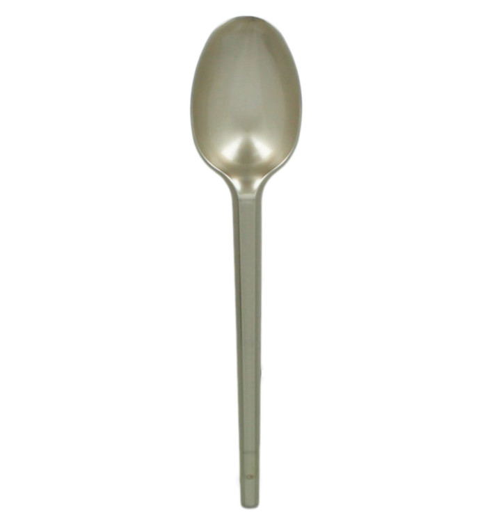 Plastic Spoon PS Silver 16,5cm (20 Units) 