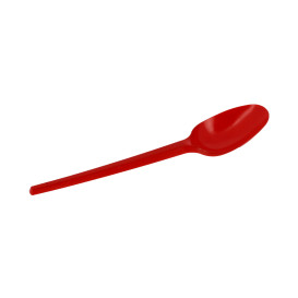 Plastic Spoon PS Red 16,5cm (600 Units)