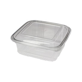 Plastic Hinged Deli Container PET Square shape 750ml (100 Units)  