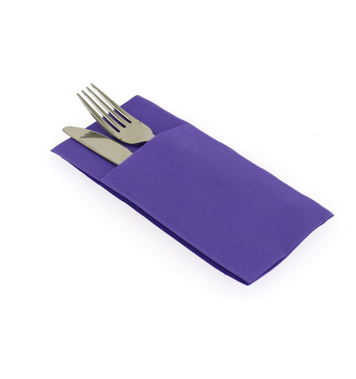 Pocket Fold Paper Napkins Lilac 40x40cm (960 Units)