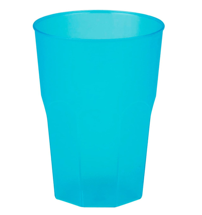 Plastic Cup PP "Frost" Turquoise 350ml (20 Units) 