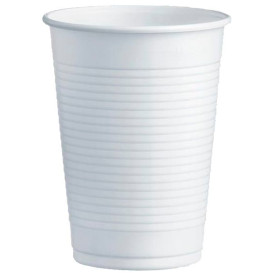 Plastic Cup PS White 230ml Ø7,0cm (3000 Units)