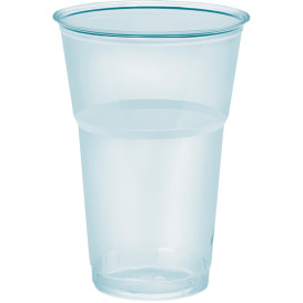 Plastic Cup PS Crystal "Diamant" 350ml Ø8,0cm (50 Units) 