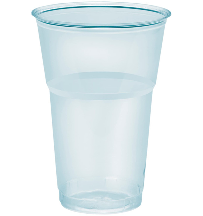 Plastic Cup PS Crystal "Diamant" 390ml Ø8,0cm (50 Units) 