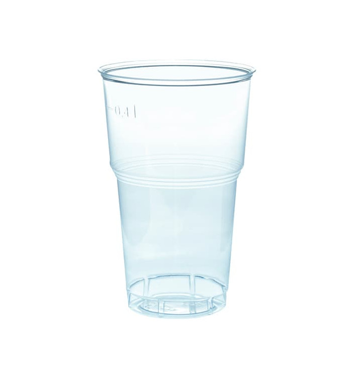 Plastic Cup PS Crystal Clear 490ml Ø9,0cm (40 Units) 