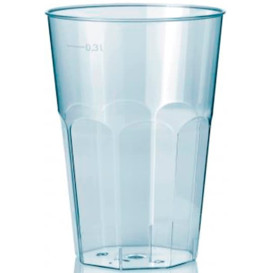 Plastic Cup PS Crystal "Deco" Clear 300 ml (30 Units)