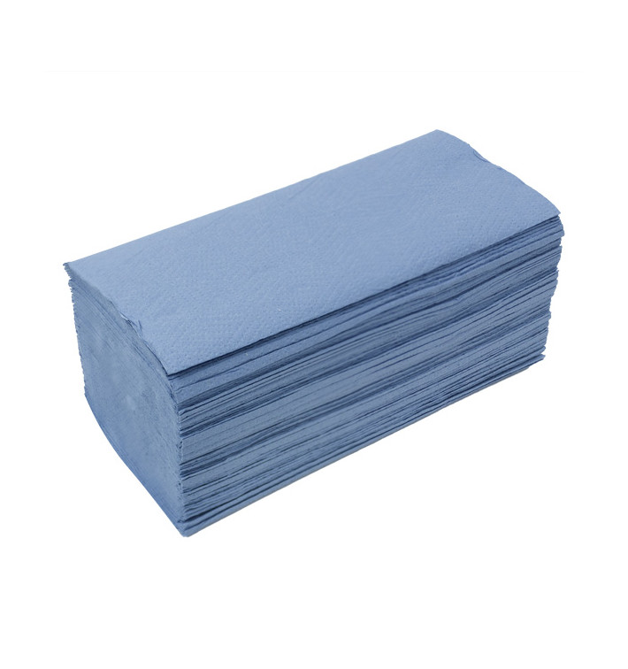 Paper Towel Blue 1 Layer Z folding 