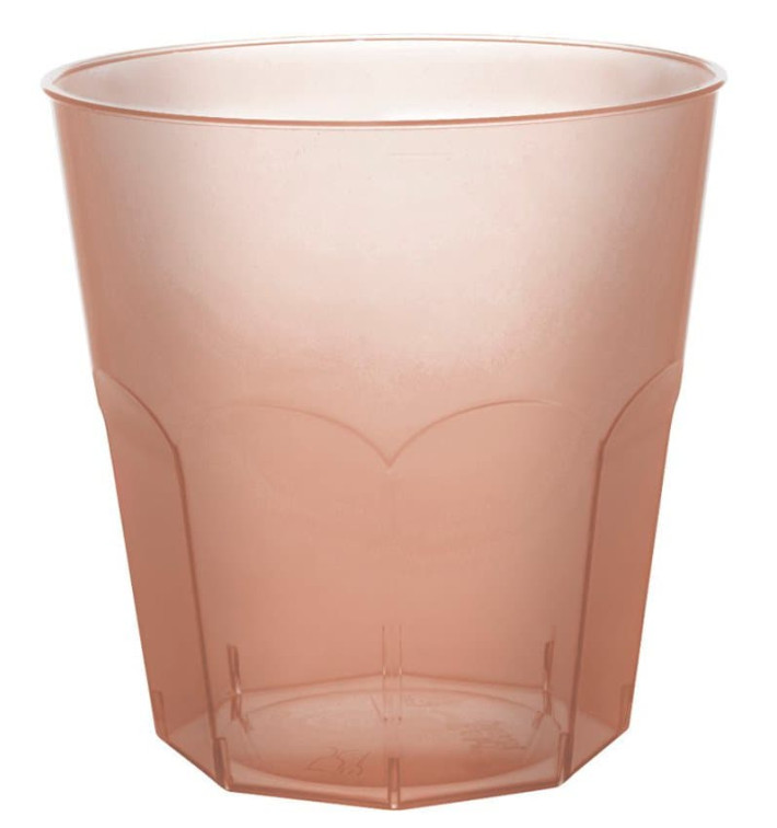 Plastic Cup PS Brown Clear Ø7,3cm 220ml (50 Units) 