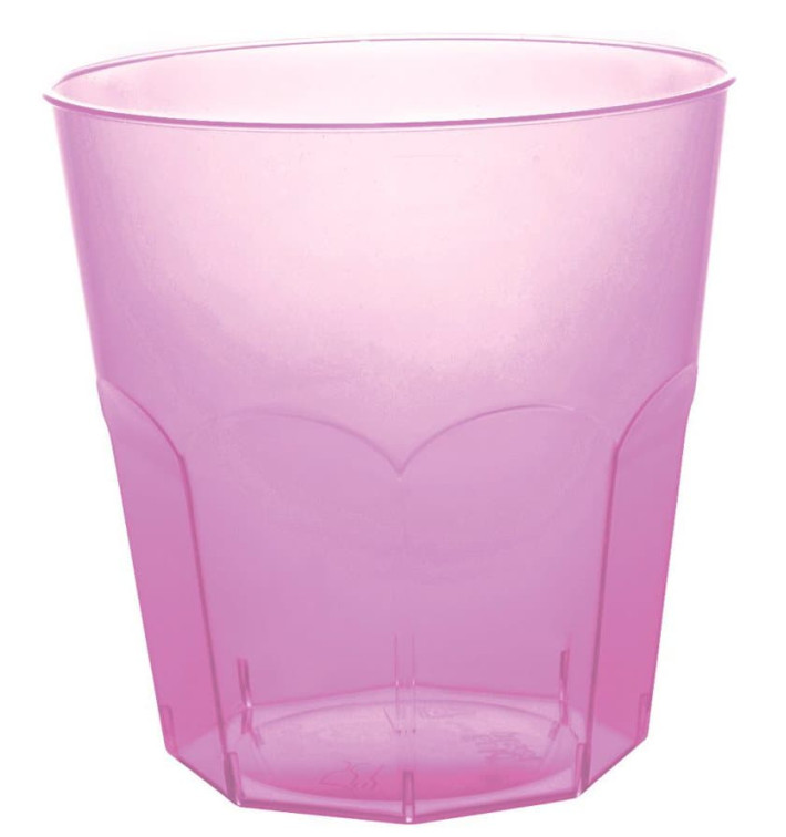 Plastic Cup PS Lilac Clear Ø7,3cm 220ml (50 Units) 