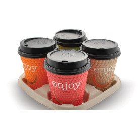 Paper Cup "Enjoy" 9 Oz/270ml Ø8,0cm (30 Units)