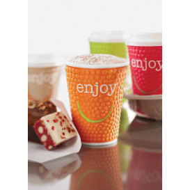 Paper Cup "Enjoy" 9 Oz/270ml Ø8,0cm (30 Units)