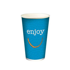 Paper Cup "Enjoy" 16 Oz/500 ml Ø9,0cm (1000 Units)