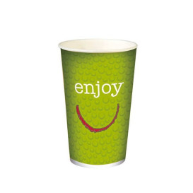 Paper Cup "Enjoy" 12 Oz/360 ml Ø8,0cm (100 Units)  