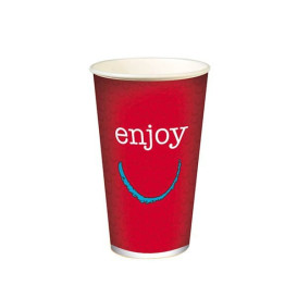 Paper Cup "Enjoy" 12 Oz/360 ml Ø8,0cm (100 Units)  