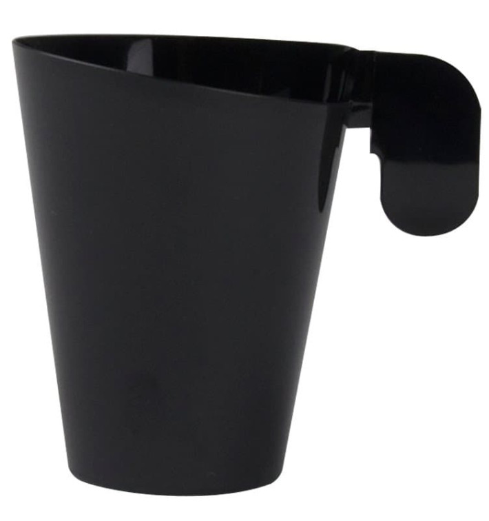 Plastic Cup "Design" Black 72ml (240 Units)