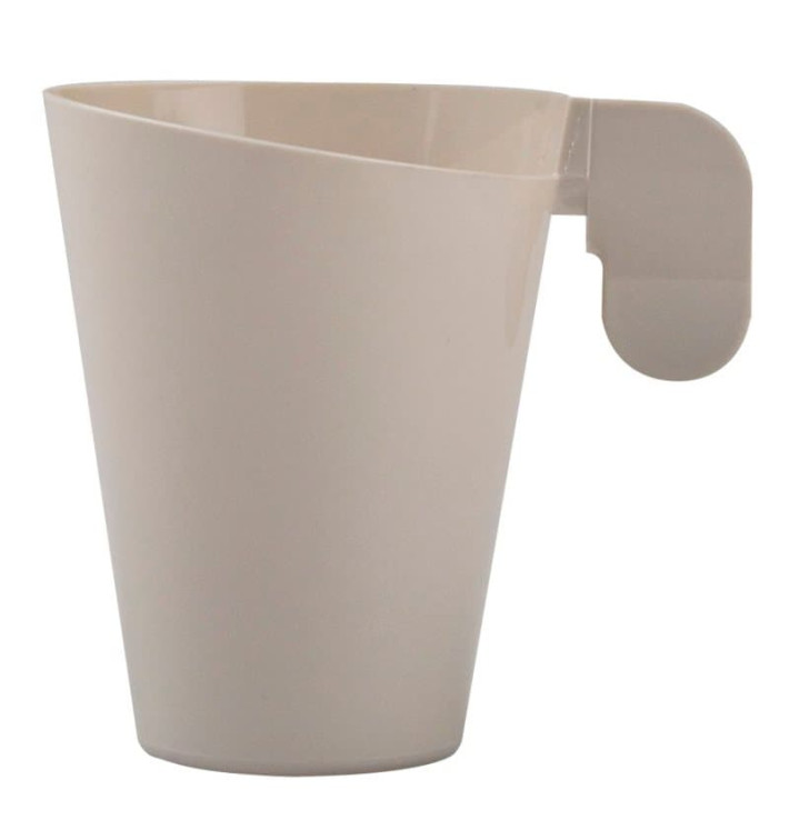 Plastic Cup "Design" Cream 155ml (144 Units)