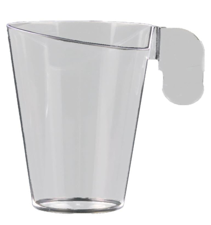 Plastic Cup "Design" Clear 72ml (240 Units)