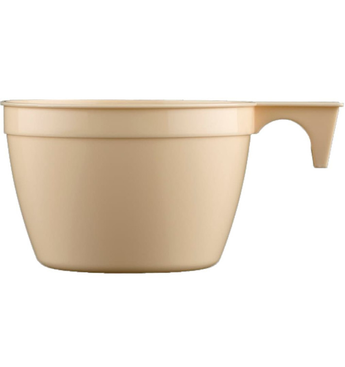 Plastic Cup Beige 90ml (50 Units) 