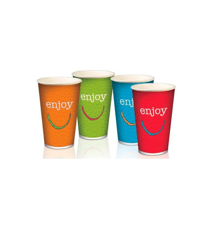 Paper Cup "Enjoy" 12 Oz/360 ml Ø8,0cm (2000 Units)