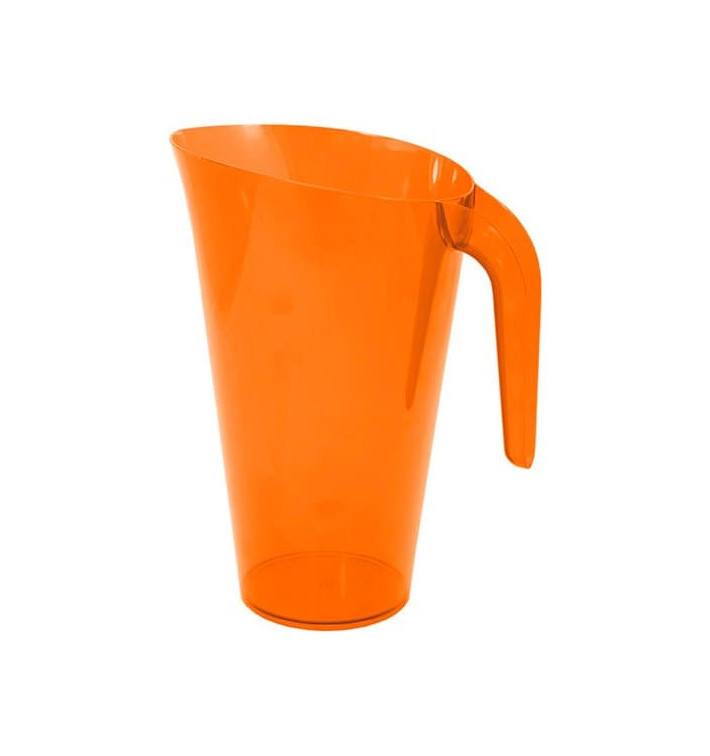 Plastic Jar PS Reusable Orange 1.500 ml  (1 Unit)