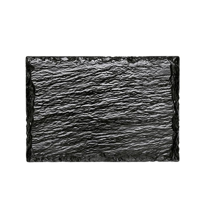 Plastic Tasting Platter Synthetic Slate PS 13x9cm (240 Units)