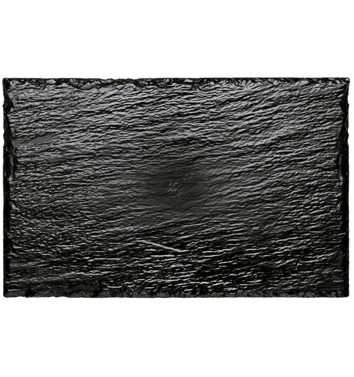 Plastic Tasting Platter Synthetic Slate PS 22x14cm (10 Units)