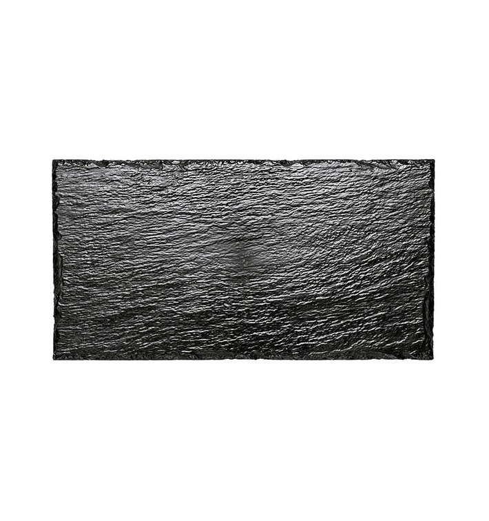 Plastic Tasting Platter Synthetic Slate PS 30x15,8cm (100 Units)