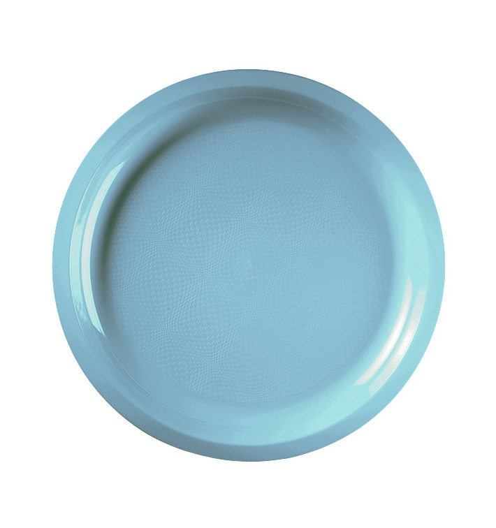 Plastic Plate Turquoise Round shape PP Ø29 cm (25 Units) 