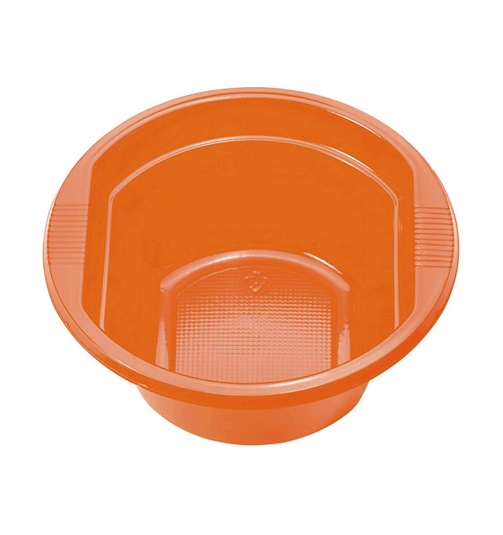 Plastic Bowl PS Orange 250ml Ø12cm (660 Units)