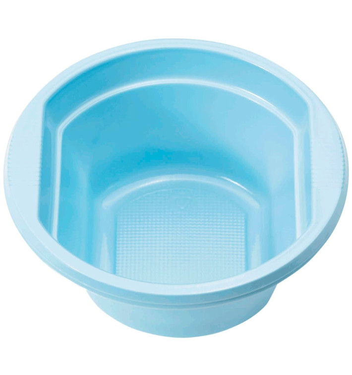 Plastic Bowl PS Light Blue 250ml Ø12cm (30 Units) 