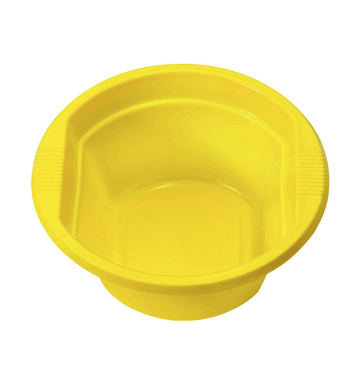 Plastic Bowl PS Yellow 250ml Ø12cm (660 Units)