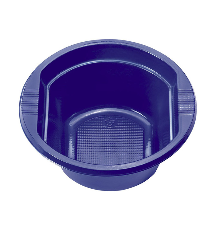 Plastic Bowl PS Dark Blue 250 ml Ø12cm (30 Units) 