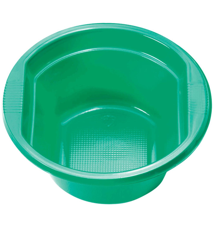 Plastic Bowl PS Green 250ml Ø12cm (30 Units) 