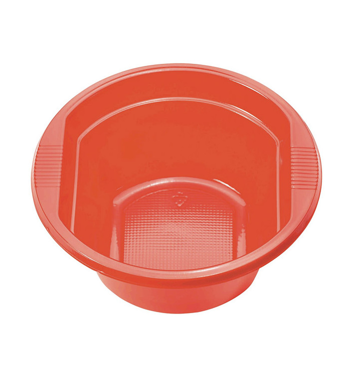 Plastic Bowl PS Red 250 ml Ø12cm (660 Units)