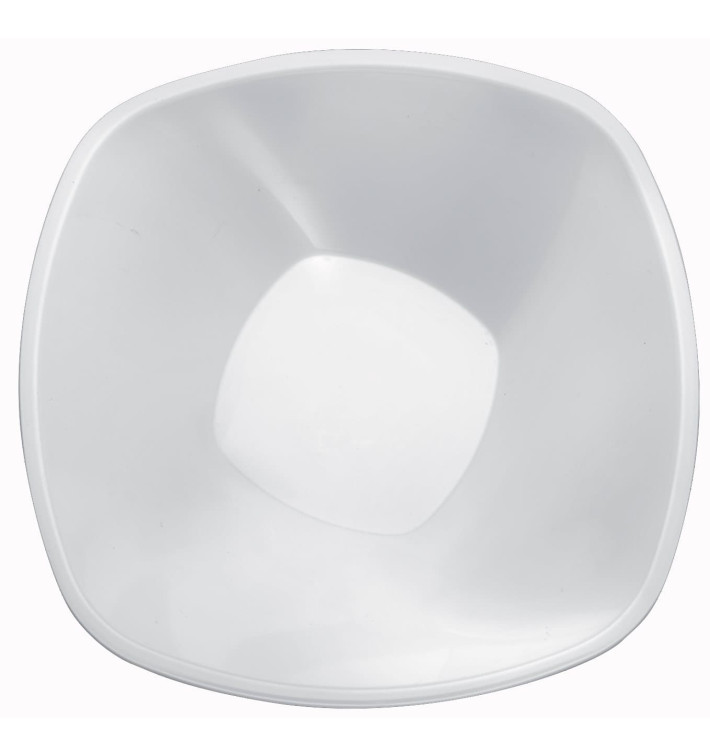 Plastic Bowl PP White "Square" 3000ml Ø27,7cm (3 Units) 