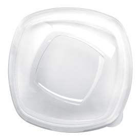 Plastic Lid PET Crystal "Square" Ø21cm (3 Units) 