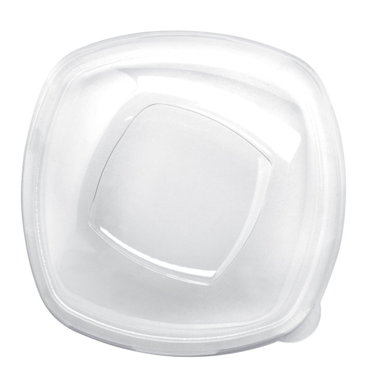 Plastic Lid PET Crystal "Square" Ø21cm (3 Units) 