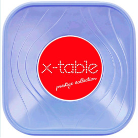 Plastic Bowl PP Square shape "X-Table" Violet 18x18cm (8 Units) 