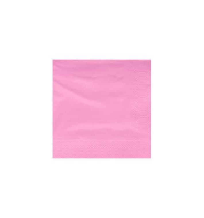 Paper Napkin Edging Pink 40x40cm (50 Units)