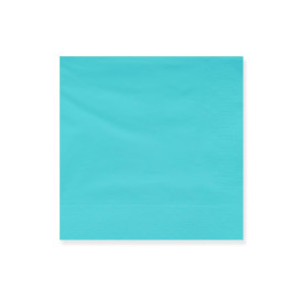 Paper Napkin Edging Turquoise 20x20cm 2C (6000 Units)