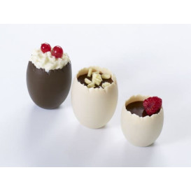 Tasting Mini Bowl Egg Design PP Ivory 60ml (20 Units)