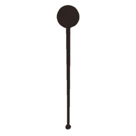 Plastic Stirrer PS Black 17,5cm 