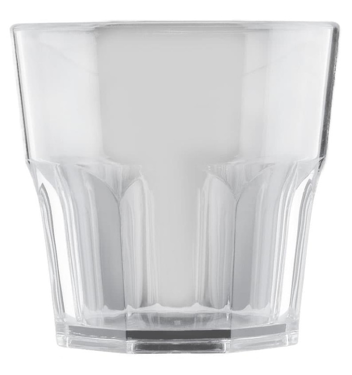 Plastic Glass SAN Reusable "Mini Drink" Clear 160ml (8 Units) 