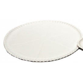 Paper Pizza Plate White Ø33cm (200 Units)