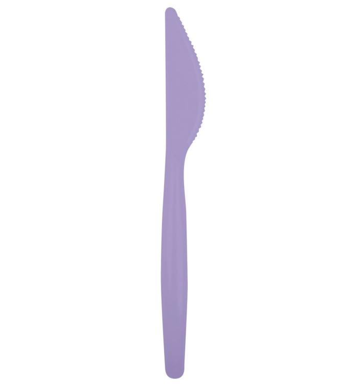 Plastic Knife PS "Easy" Lilac 18,5cm (500 Units)