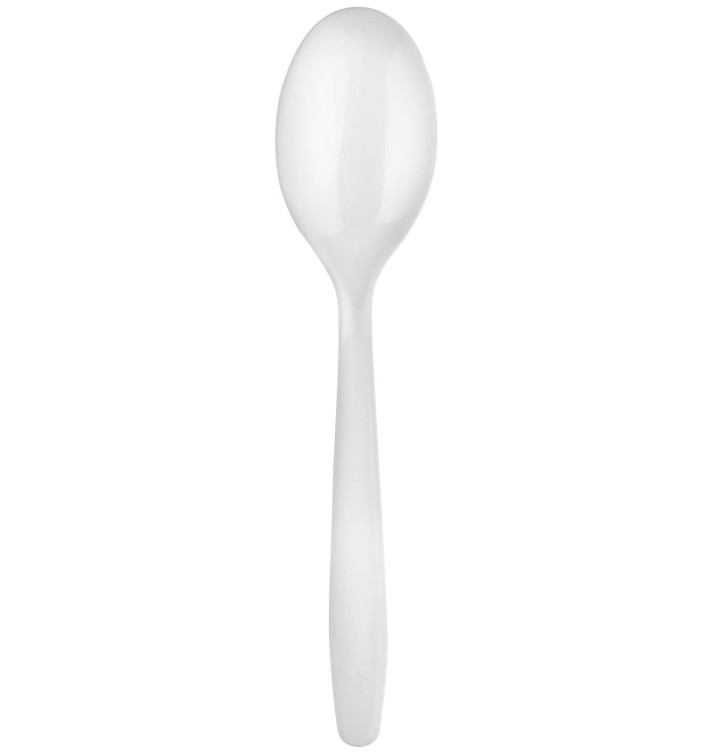 Plastic Spoon Easy PP White 17,5cm (100 Units)  