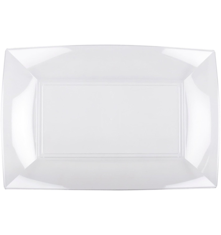 Plastic Tray Clear "Nice" 34,5x23 cm (6 Units) 