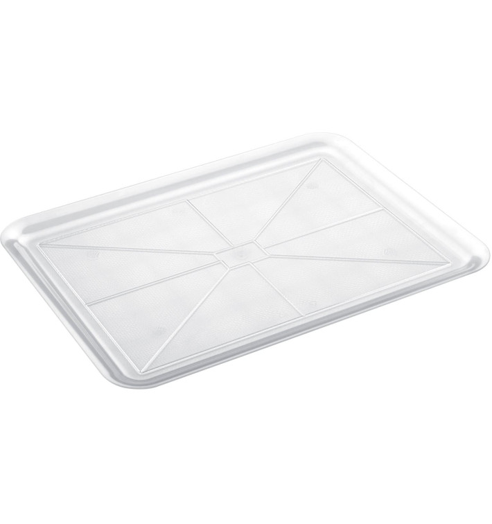 Plastic Tray Clear 37x50cm (4 Units) 